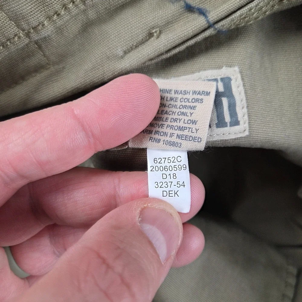 Duluth Trading Pants Mens 42x34 (41x33)‎ Brown Tan Flex Fire Hose Work Wear